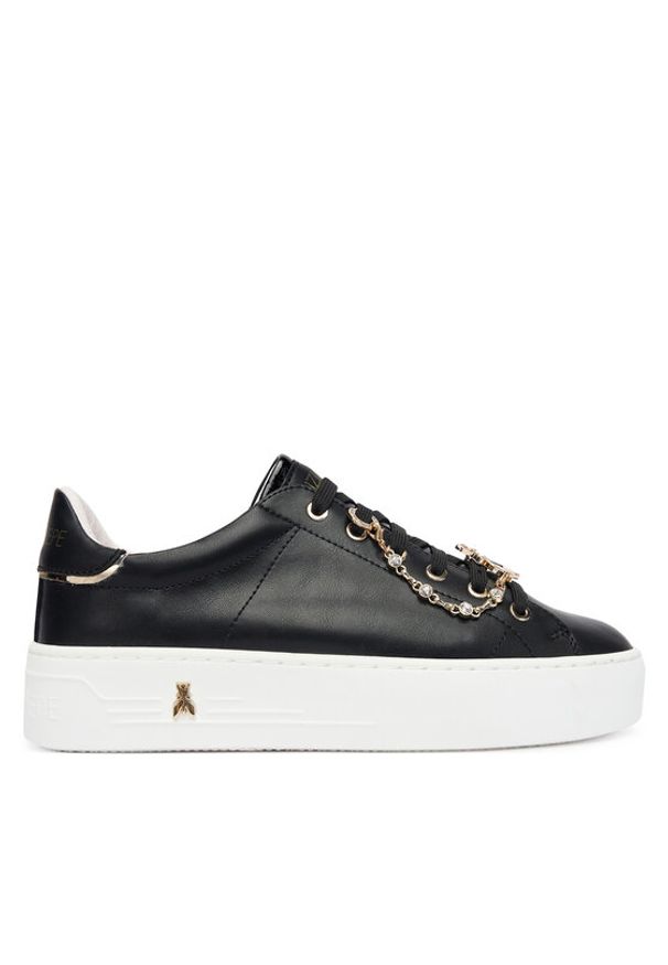 Patrizia Pepe Sneakersy PPJ908.31 Czarny. Kolor: czarny. Materiał: skóra
