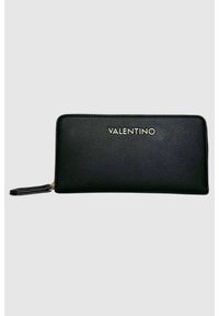 Valentino by Mario Valentino - VALENTINO Czarny portfel Arcadia Zip Around Wallet. Kolor: czarny #1