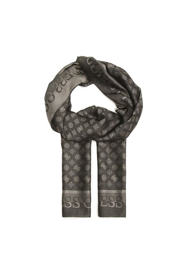 Guess Szal AW9363 VIS03 Czarny. Kolor: czarny. Materiał: wiskoza, materiał