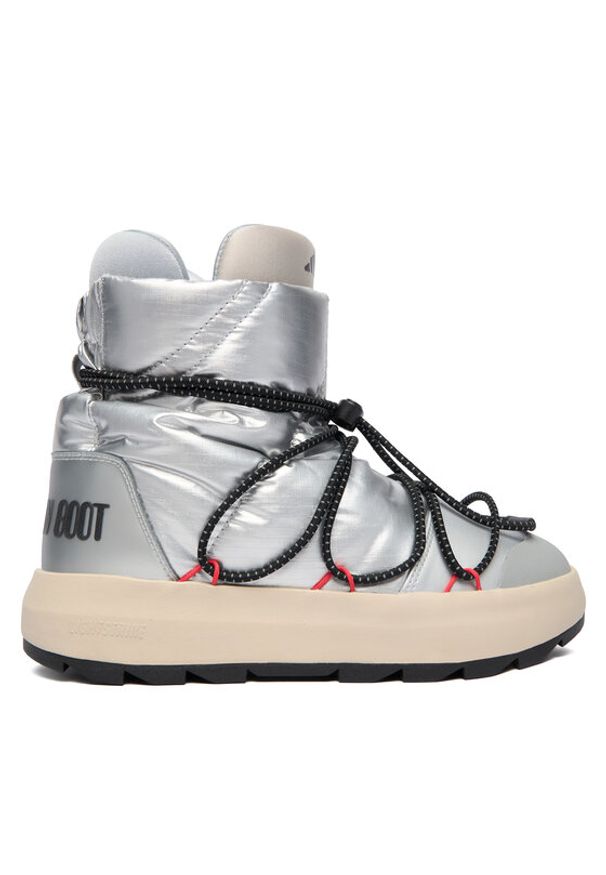 Adidas - adidas Śniegowce Moon Boot Ace JQ7849 Srebrny. Kolor: srebrny. Materiał: materiał