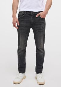 Mustang - MUSTANG OREGON SLIM K MĘSKIE SPODNIE JEANSOWE DENIM BLACK 1013713 4000 783