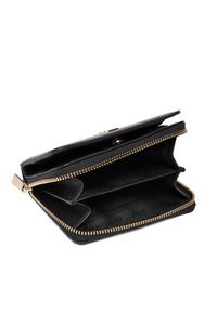 TOMMY HILFIGER - Tommy Hilfiger Mały Portfel Damski Th Icon Med Za Flap AW0AW17742 Czarny. Kolor: czarny. Materiał: skóra