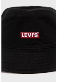 Levi's® - Levi's Kapelusz kolor czarny bawełniany D6249.0001-59. Kolor: czarny. Materiał: bawełna #2