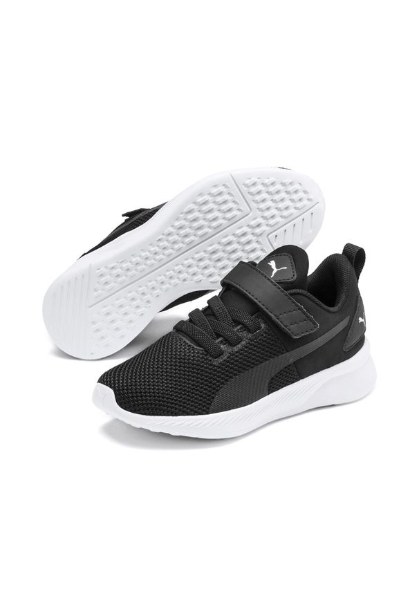 Buty do chodzenia dla dzieci Puma Low Flyer Runner. Kolor: biały, wielokolorowy, czarny. Materiał: materiał. Sport: turystyka piesza