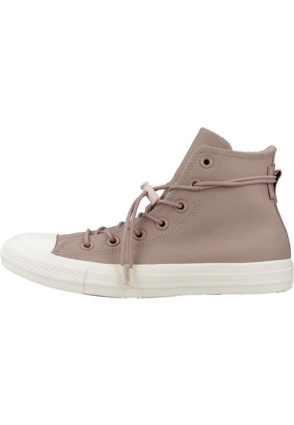 Tenisówki Converse Model Chuck Taylor All Star Hi Bite The Dust Kolor Rose. Kolor: różowy. Materiał: tkanina, skóra