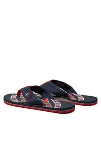 TOMMY HILFIGER - Tommy Hilfiger Japonki Essential Th Beach Sandal FM0FM01369 Granatowy. Kolor: niebieski. Materiał: materiał #4