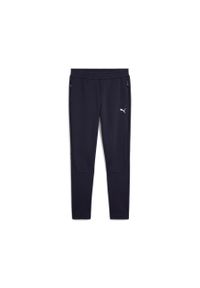 Spodnie Puma Evostripe Dk Op. Kolor: niebieski. Materiał: dresówka