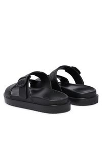 TOMMY HILFIGER - Tommy Hilfiger Klapki FW0FW08953 Czarny. Kolor: czarny. Materiał: syntetyk #6