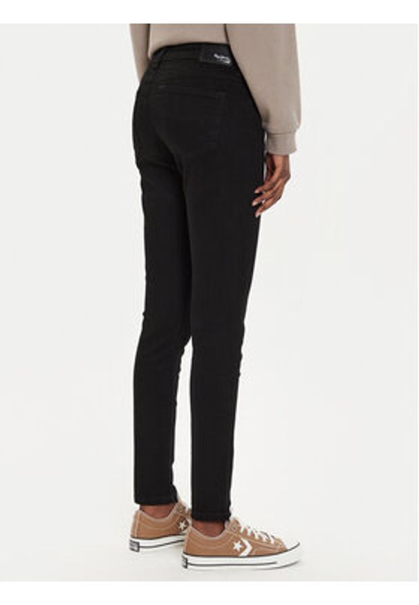 Pepe Jeans Jeansy PL204583 Czarny Skinny Fit. Kolor: czarny