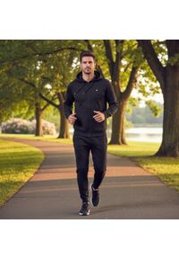 Wygodna Bluza Bawełniana - Pako Jeans - Czarna z Kapturem. Typ kołnierza: kaptur. Kolor: czarny. Materiał: bawełna. Styl: klasyczny #5