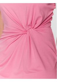 Edited Sukienka letnia EDT6914002 Różowy Fitted Fit. Kolor: różowy. Materiał: wiskoza. Sezon: lato