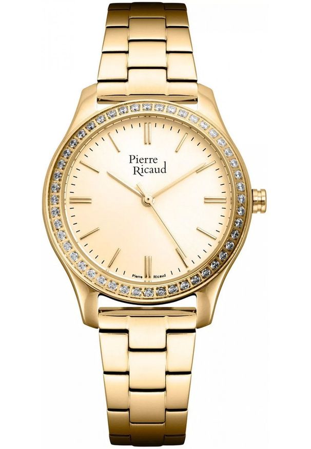 Zegarek damski Pierre Ricaud P22053.1111Q złoty. Kolor: złoty