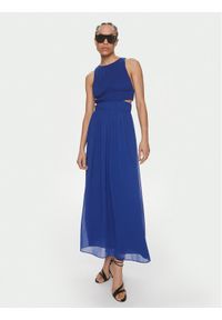 Patrizia Pepe Sukienka koktajlowa 2A2713/A061-CA01 Granatowy Regular Fit. Kolor: niebieski. Materiał: syntetyk. Styl: wizytowy #1