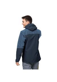 Kurtka wodoodporna Jack Wolfskin Peak. Kolor: niebieski