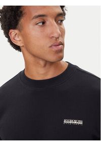 Napapijri Bluza B-Small Box C NP0A88TP Czarny Relaxed Fit. Kolor: czarny. Materiał: bawełna #5