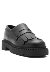 Badura Loafersy SINES-23FW110-V Czarny. Kolor: czarny. Materiał: skóra