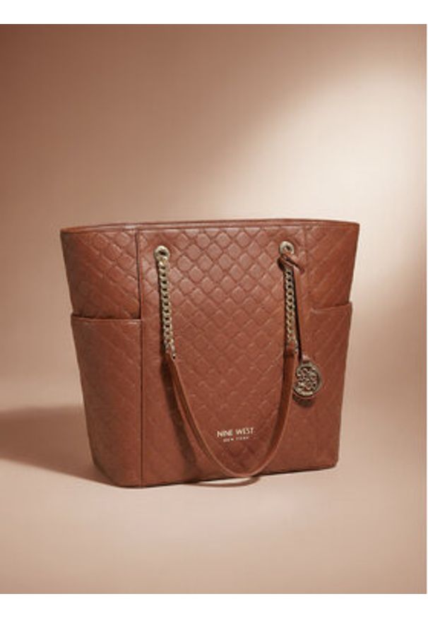 Nine West Torebka CEO-NEBRASKA-LDA8208A Brązowy. Kolor: brązowy