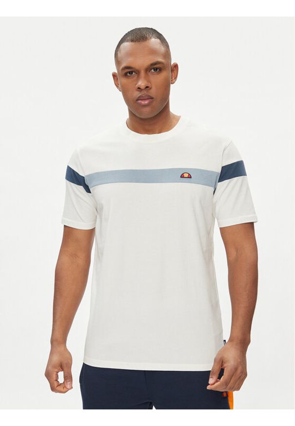 Ellesse T-Shirt Caserio SHR17433 Biały Regular Fit. Kolor: biały. Materiał: bawełna