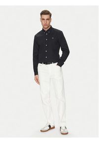 Lacoste Koszula CH2933 Czarny Regular Fit. Kolor: czarny. Materiał: bawełna #3