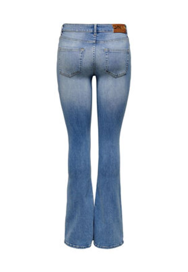 only - ONLY Jeansy Blush 15245444 Niebieski Flared Fit. Kolor: niebieski