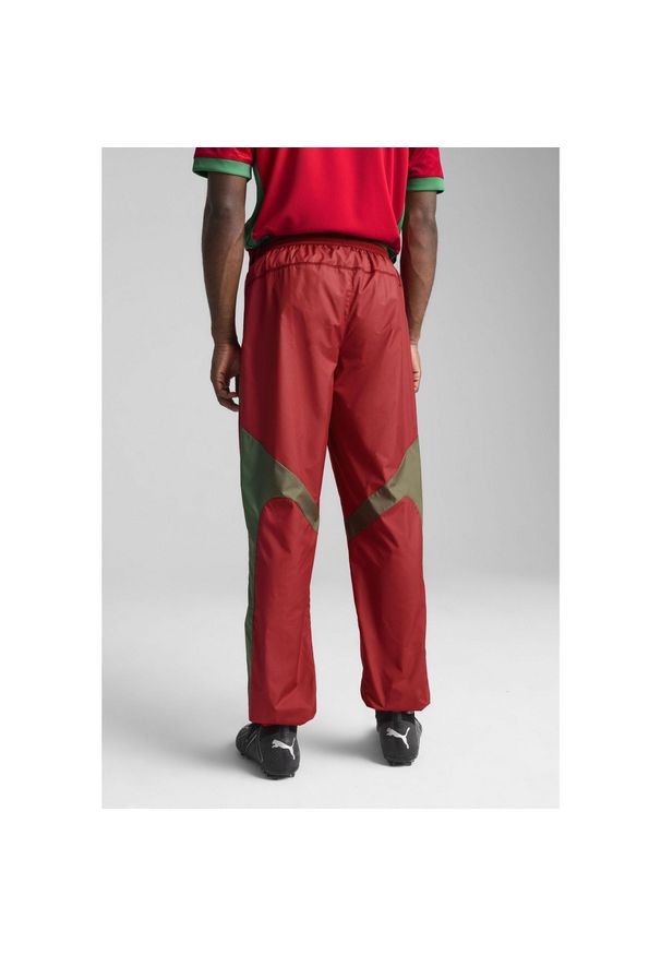 Puma - Spodnie dresowe Prematch Maroc CAN 2025. Kolor: czerwony, wielokolorowy, zielony. Materiał: dresówka