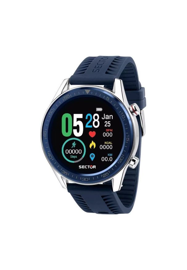 Sector - SECTOR ZEGAREK SMARTWATCH S-02 R3251545004. Rodzaj zegarka: smartwatch. Styl: sportowy