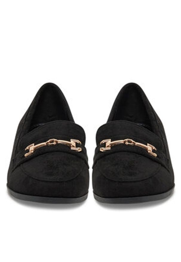 DeeZee Loafersy HXG2106-27 Czarny. Kolor: czarny. Materiał: materiał