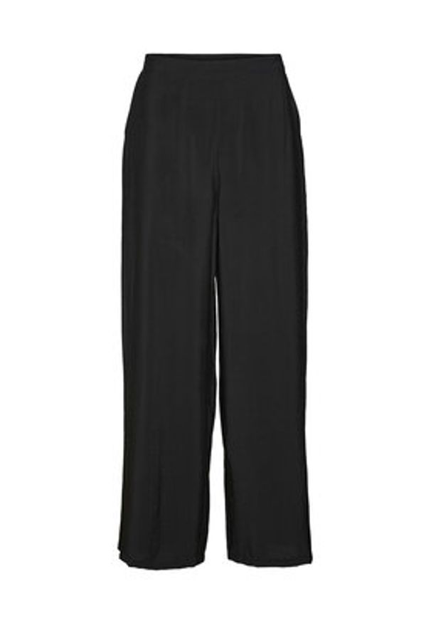 Vero Moda Spodnie materiałowe Josie 10303759 Czarny Wide Leg. Kolor: czarny. Materiał: wiskoza