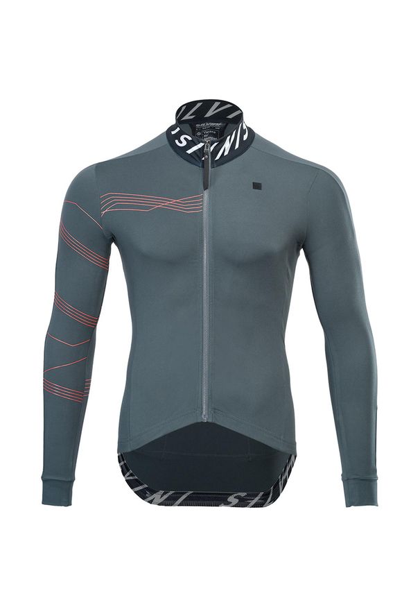 Koszulka rowerowa męska Silvini VARANO MD1603. Kolor: zielony, brązowy, szary, wielokolorowy. Materiał: tkanina, jersey. Długość rękawa: długi rękaw. Długość: długie. Sezon: zima. Sport: kolarstwo