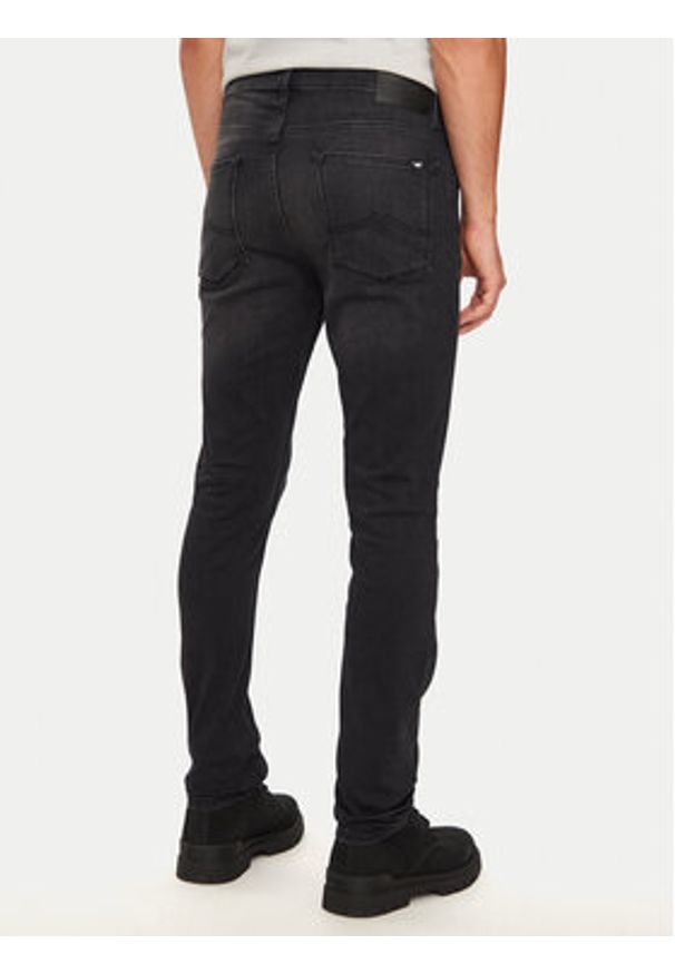 Mustang Jeansy Frisco 1015492 Czarny Skinny Fit. Kolor: czarny