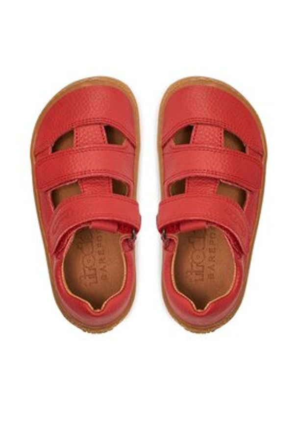 Froddo Sandały Barefoot Sandal G3150266-5 S Czerwony. Kolor: czerwony. Materiał: skóra