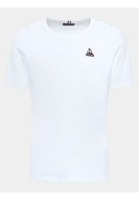 Le Coq Sportif T-Shirt Unisex 2320459 Biały Regular Fit. Kolor: biały. Materiał: bawełna