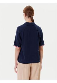TOMMY HILFIGER - Tommy Hilfiger Polo WW0WW45694 Écru Regular Fit. Typ kołnierza: polo. Materiał: bawełna