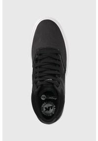 DC buty skórzane kolor czarny. Nosek buta: okrągły. Zapięcie: sznurówki. Kolor: czarny. Materiał: skóra. Sport: bieganie #2