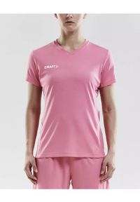 Koszulka sportowa damska Craft 19055661471. Kolor: różowy. Materiał: poliester. Długość rękawa: długi rękaw. Długość: długie. Styl: sportowy