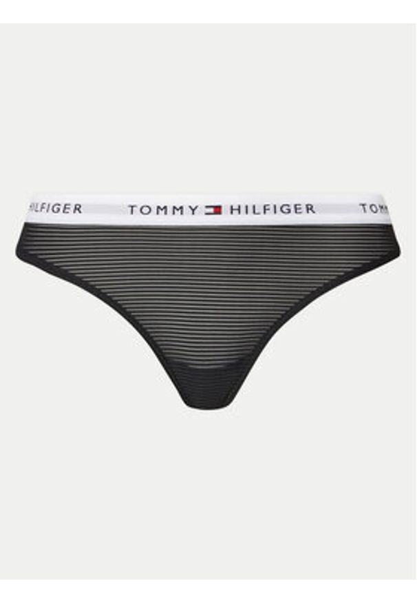 TOMMY HILFIGER - Tommy Hilfiger Komplet 3 par stringów UW0UW05532 Czarny. Kolor: czarny. Materiał: syntetyk