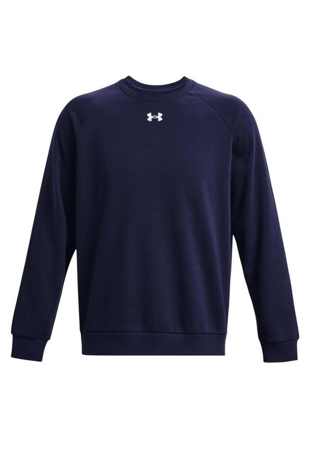 Under Armour - Bluza Męska Polar Dekolt W Szpic. Kolor: fioletowy. Materiał: polar