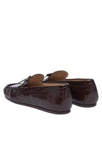 Stuart Weitzman Mokasyny Britt Bow SM416 Brązowy ciemny. Kolor: brązowy. Materiał: skóra #6