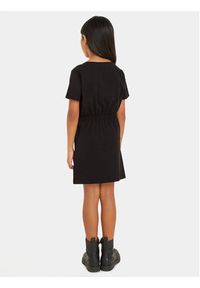 Calvin Klein Jeans Sukienka codzienna Monogram IG0IG02473 Czarny Regular Fit. Okazja: na co dzień. Kolor: czarny. Materiał: bawełna. Typ sukienki: proste. Styl: casual #3