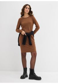 bonprix - Dopasowana sukienka z dżerseju (2 szt.). Kolor: zielony. Materiał: jersey. Długość rękawa: długi rękaw #3