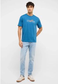 Męskie Spodnie Jeansowe Mustang Style Oregon Slim Denim Blue 1017434 5000 211 #2