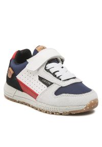 Sneakersy Geox J Alben B. C J269EC 02H3T C0899 S White/Navy. Kolor: szary. Materiał: zamsz, skóra