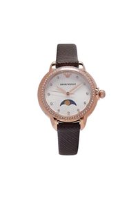 Zegarek Emporio Armani. Kolor: brązowy #1