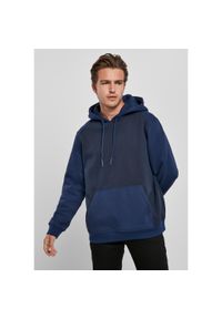 Bluza z kapturem Urban Classics 2-tone fake raglan. Typ kołnierza: kaptur. Kolor: niebieski. Długość rękawa: raglanowy rękaw #1