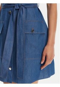 Liu Jo Sukienka jeansowa WA5509 D4695 Niebieski Regular Fit. Kolor: niebieski. Materiał: bawełna #4