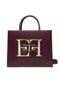 Elisabetta Franchi Torebka BS-05A-46E2-V390 Bordowy. Kolor: czerwony. Materiał: skórzane #1