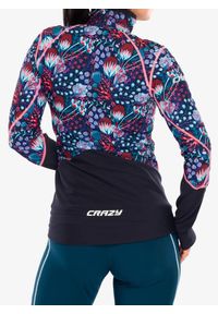 CRAZY - Bluza rozpinana damska Crazy Pull Oxygen Printed. Kolor: niebieski