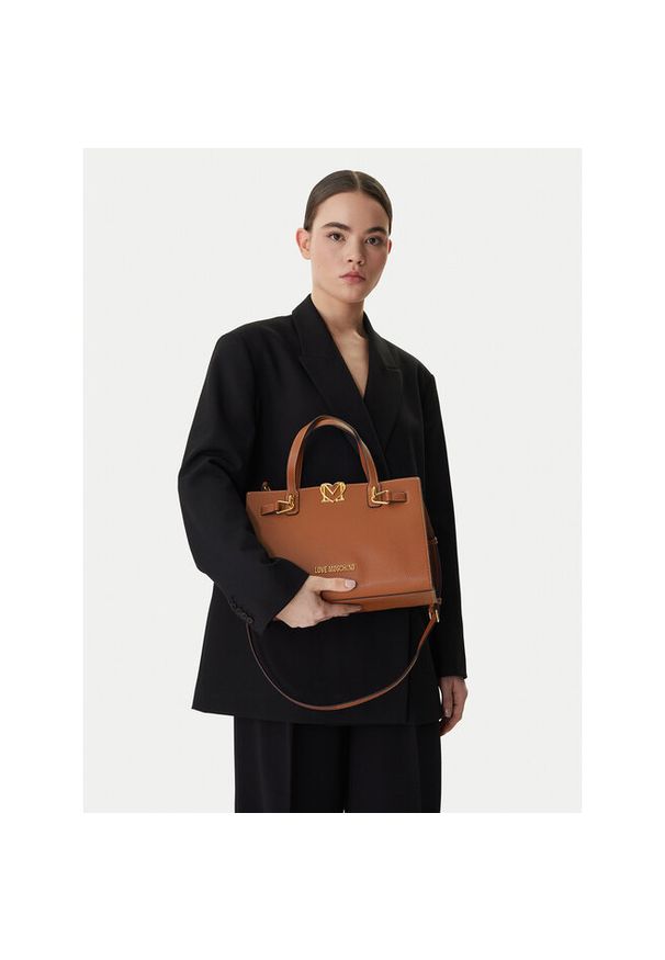 Love Moschino - Torebka LOVE MOSCHINO. Kolor: brązowy