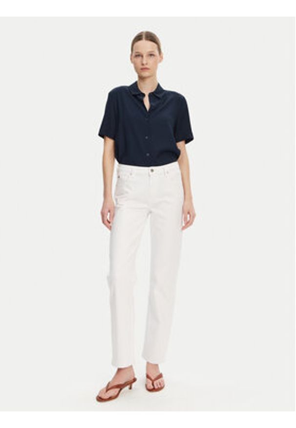 TOMMY HILFIGER - Tommy Hilfiger Jeansy Classic WW0WW45923 Biały Straight Fit. Kolor: biały