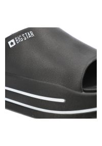 Big-Star - Czarne Klapki Big Star Wygodne Obuwie Damskie. Okazja: na spacer. Kolor: czarny. Sezon: lato. Styl: elegancki, klasyczny #7